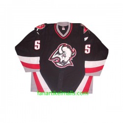 Buffalo Sabres Trikot Toni Lydman 5 Reebok CCM Throwback Schwarz Authentic