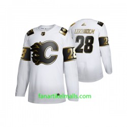 Calgary Flames Trikot Elias Lindholm 28 Adidas 2019-20 Weiß Golden Edition Authentic Calgary Flames Trikot Elias Lindholm 28 Adidas 2019-20 Weiß Golden Edition Authentic