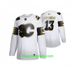 Calgary Flames Trikot Johnny Gaudreau 13 Adidas 2019-20 Weiß Golden Edition Authentic Calgary Flames Trikot Johnny Gaudreau 13 Adidas 2019-20 Weiß Golden Edition Authentic