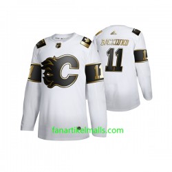 Calgary Flames Trikot Mikael Backlund 11 Adidas 2019-20 Weiß Golden Edition Authentic