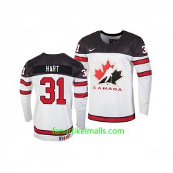 Kanada Trikot Team Carter Hart 31 Nike 2019 IIHF World Championship Weiß Authentic Kanada Trikot Team Carter Hart 31 Nike 2019 IIHF World Championship Weiß Authentic