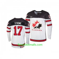 Kanada Trikot Team Dylan Strome 17 Nike 2019 IIHF World Championship Weiß Authentic Kanada Trikot Team Dylan Strome 17 Nike 2019 IIHF World Championship Weiß Authentic