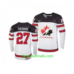 Kanada Trikot Team Shea Theodore 27 Nike 2019 IIHF World Championship Weiß Authentic Kanada Trikot Team Shea Theodore 27 Nike 2019 IIHF World Championship Weiß Authentic