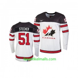 Kanada Trikot Team Troy Stecher 51 Nike 2019 IIHF World Championship Weiß Authentic Kanada Trikot Team Troy Stecher 51 Nike 2019 IIHF World Championship Weiß Authentic