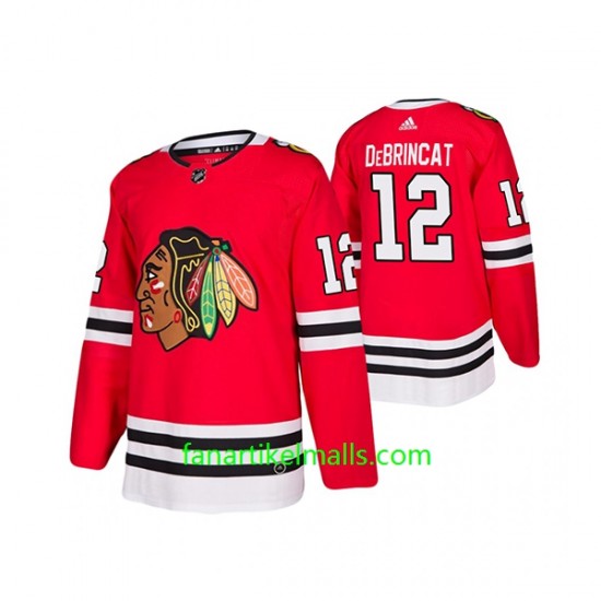 Chicago Blackhawks Trikot Alex DeBrincat 12 Adidas 2019-20 Rot Authentic