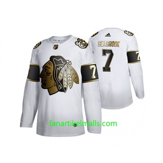 Chicago Blackhawks Trikot Brent Seabrook 7 Adidas 2019-20 Weiß Golden Edition Authentic Chicago Blackhawks Trikot Brent Seabrook 7 Adidas 2019-20 Weiß Golden Edition Authentic
