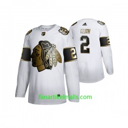 Chicago Blackhawks Trikot Duncan Keith 2 Adidas 2019-20 Weiß Golden Edition Authentic Chicago Blackhawks Trikot Duncan Keith 2 Adidas 2019-20 Weiß Golden Edition Authentic
