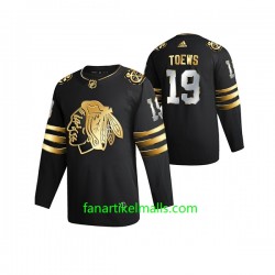 Chicago Blackhawks Trikot Jonathan Toews 19 Adidas 2021 Schwarz Golden Edition Authentic Chicago Blackhawks Trikot Jonathan Toews 19 Adidas 2021 Schwarz Golden Edition Authentic