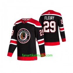 Chicago Blackhawks Trikot Marc-Andre Fleury 29 Adidas 2021 Reverse Retro Authentic Chicago Blackhawks Trikot Marc-Andre Fleury 29 Adidas 2021 Reverse Retro Authentic