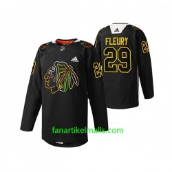 Chicago Blackhawks Trikot Marc-Andre Fleury 29 Adidas 2022 Foundation Night Schwarz Authentic Chicago Blackhawks Trikot Marc-Andre Fleury 29 Adidas 2022 Foundation Night Schwarz Authentic