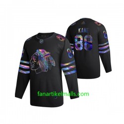 Chicago Blackhawks Trikot Patrick Kane 88 2021-22 Iridescent Holographic Schwarz Authentic Chicago Blackhawks Trikot Patrick Kane 88 2021-22 Iridescent Holographic Schwarz Authentic