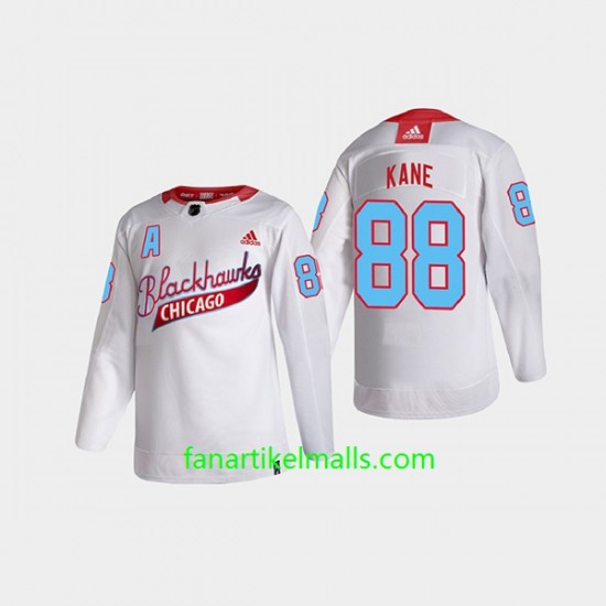 Chicago Blackhawks Trikot Patrick Kane 88 Adidas 2021 One Community Night Weiß Authentic