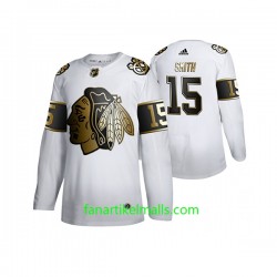 Chicago Blackhawks Trikot Zack Smith 15 Adidas 2019-20 Weiß Golden Edition Authentic Chicago Blackhawks Trikot Zack Smith 15 Adidas 2019-20 Weiß Golden Edition Authentic