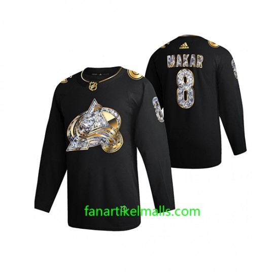 Colorado Avalanche Trikot Cale Makar 8 Adidas 2022 Diamond Edition Schwarz Authentic Colorado Avalanche Trikot Cale Makar 8 Adidas 2022 Diamond Edition Schwarz Authentic
