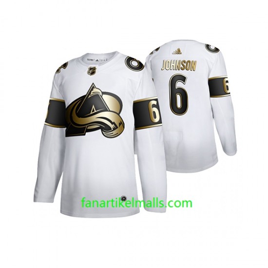 Colorado Avalanche Trikot Erik Johnson 6 Adidas 2019-20 Weiß Golden Edition Authentic Colorado Avalanche Trikot Erik Johnson 6 Adidas 2019-20 Weiß Golden Edition Authentic