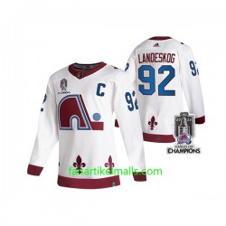 Colorado Avalanche Trikot Gabriel Landeskog 92 Adidas 2022 Stanley Cup Champions Weiß Authentic Colorado Avalanche Trikot Gabriel Landeskog 92 Adidas 2022 Stanley Cup Champions Weiß Authentic