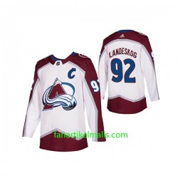 Colorado Avalanche Trikot Gabriel Landeskog 92 Adidas 2021-2022 Weiß Authentic Colorado Avalanche Trikot Gabriel Landeskog 92 Adidas 2021-2022 Weiß Authentic