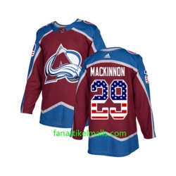 Colorado Avalanche Trikot Nathan MacKinnon 29 Adidas USA Flag Authentic Colorado Avalanche Trikot Nathan MacKinnon 29 Adidas USA Flag Authentic