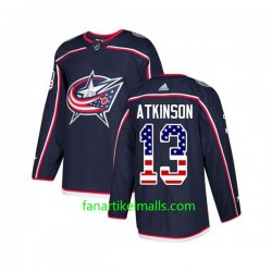 Columbus Blue Jackets Trikot Cam Atkinson 13 Adidas USA Flag Authentic Columbus Blue Jackets Trikot Cam Atkinson 13 Adidas USA Flag Authentic