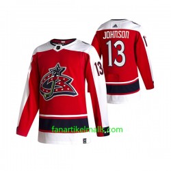 Columbus Blue Jackets Trikot Kent Johnson 13 Adidas 2021 Reverse Retro Authentic Columbus Blue Jackets Trikot Kent Johnson 13 Adidas 2021 Reverse Retro Authentic