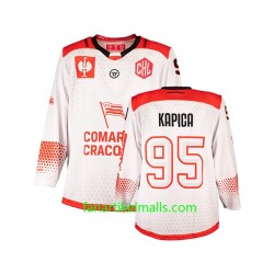 MKS Cracovia Trikot Damian Kapica 95 CHL Weiß Authentic MKS Cracovia Trikot Damian Kapica 95 CHL Weiß Authentic