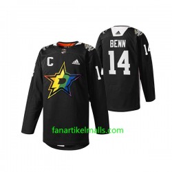 Dallas Stars Trikot Jamie Benn 14 Adidas 2022 Pride Night Schwarz Authentic Dallas Stars Trikot Jamie Benn 14 Adidas 2022 Pride Night Schwarz Authentic