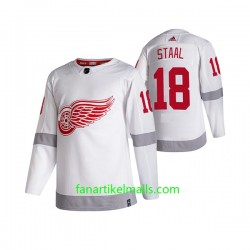 Detroit Red Wings Trikot Marc Staal 18 Adidas 2021 Reverse Retro Authentic Detroit Red Wings Trikot Marc Staal 18 Adidas 2021 Reverse Retro Authentic