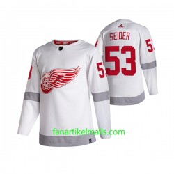 Detroit Red Wings Trikot Moritz Seider 53 Adidas 2021 Reverse Retro Authentic Detroit Red Wings Trikot Moritz Seider 53 Adidas 2021 Reverse Retro Authentic