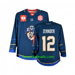 EV Zug Trikot Yannick Zehnder 12 CHL Blau Authentic EV Zug Trikot Yannick Zehnder 12 CHL Blau Authentic