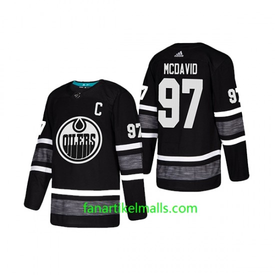 Edmonton Oilers Trikot Connor McDavid 97 Adidas 2019 All-Star Schwarz Authentic