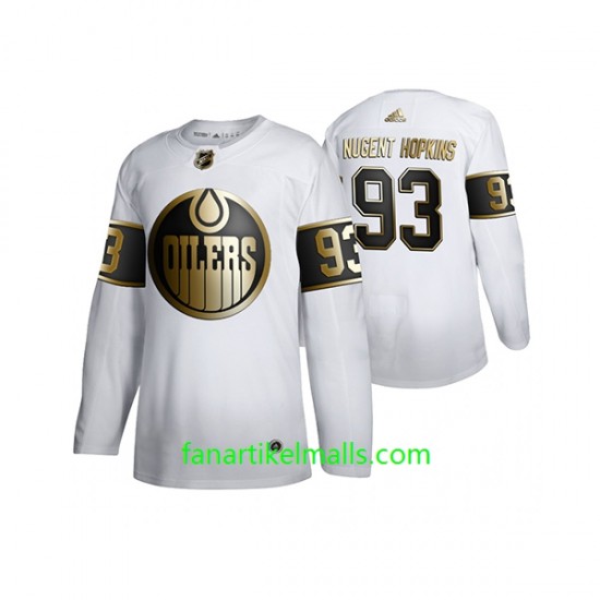 Edmonton Oilers Trikot Ryan Nugent-Hopkins 93 Adidas 2019-20 Weiß Golden Edition Authentic Edmonton Oilers Trikot Ryan Nugent-Hopkins 93 Adidas 2019-20 Weiß Golden Edition Authentic