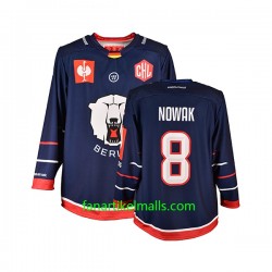 Eisbären Berlin Trikot Marco Nowak 8 CHL Blau Authentic Eisbären Berlin Trikot Marco Nowak 8 CHL Blau Authentic