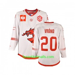 HC Ocelari Trikot Trinec Petr Vrana 20 CHL Weiß Authentic HC Ocelari Trikot Trinec Petr Vrana 20 CHL Weiß Authentic