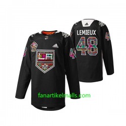Los Angeles Kings Trikot Brendan Lemieux 48 Adidas 2022 Black History Month Schwarz Authentic Los Angeles Kings Trikot Brendan Lemieux 48 Adidas 2022 Black History Month Schwarz Authentic