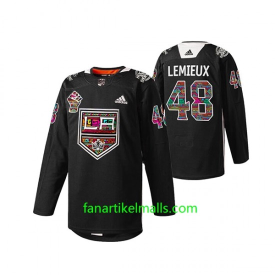 Los Angeles Kings Trikot Brendan Lemieux 48 Adidas 2022 Black History Month Schwarz Authentic Los Angeles Kings Trikot Brendan Lemieux 48 Adidas 2022 Black History Month Schwarz Authentic
