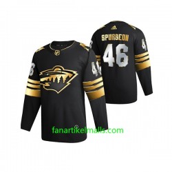 Minnesota Wild Trikot Jared Spurgeon 46 Adidas 2021 Schwarz Golden Edition Authentic Minnesota Wild Trikot Jared Spurgeon 46 Adidas 2021 Schwarz Golden Edition Authentic
