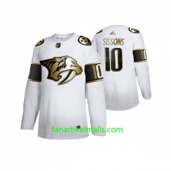 Nashville Predators Trikot Colton Sissons 10 Adidas 2019-20 Weiß Golden Edition Authentic Nashville Predators Trikot Colton Sissons 10 Adidas 2019-20 Weiß Golden Edition Authentic