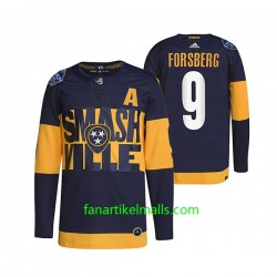 Nashville Predators Trikot Filip Forsberg 9 Adidas 2022 Stadium Series Authentic Nashville Predators Trikot Filip Forsberg 9 Adidas 2022 Stadium Series Authentic