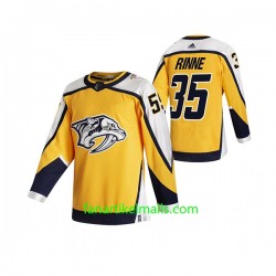 Nashville Predators Trikot Pekka Rinne 35 Adidas 2021 Reverse Retro Authentic Nashville Predators Trikot Pekka Rinne 35 Adidas 2021 Reverse Retro Authentic