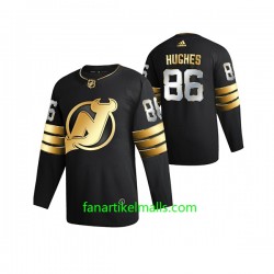 New Jersey Devils Trikot Jack Hughes 86 Adidas 2021 Schwarz Golden Edition Authentic New Jersey Devils Trikot Jack Hughes 86 Adidas 2021 Schwarz Golden Edition Authentic