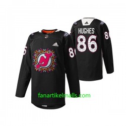 New Jersey Devils Trikot Jack Hughes 86 Adidas 2022 Hispanic Heritage Night Schwarz Authentic New Jersey Devils Trikot Jack Hughes 86 Adidas 2022 Hispanic Heritage Night Schwarz Authentic