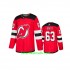 New Jersey Devils Trikot Jesper Bratt 63 Adidas 2022 Rot Authentic