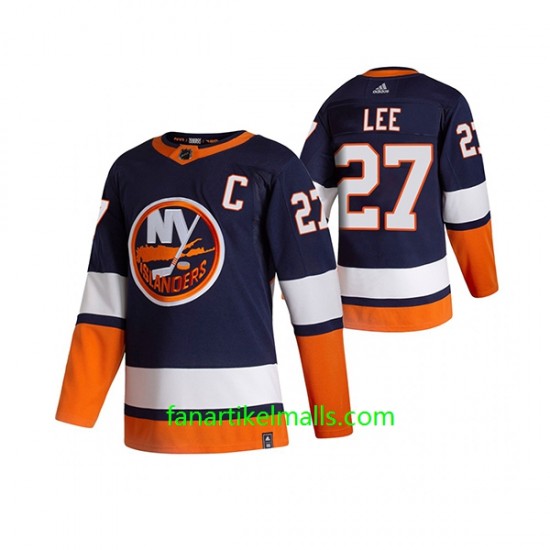 New York Islanders Trikot Anders Lee 27 Adidas 2021 Reverse Retro Authentic