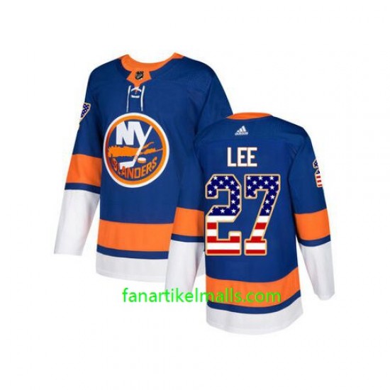 New York Islanders Trikot Anders Lee 27 Adidas USA Flag Authentic