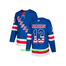 New York Rangers Trikot Sergei Nemchinov 13 Adidas USA Flag Authentic New York Rangers Trikot Sergei Nemchinov 13 Adidas USA Flag Authentic