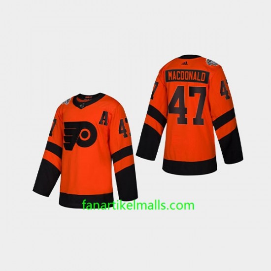 Philadelphia Flyers Trikot Andrew MacDonald 47 Adidas 2019 Stadium Series Authentic