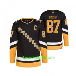 Pittsburgh Penguins Trikot Sidney Crosby 87 Adidas Schwarz Authentic Pittsburgh Penguins Trikot Sidney Crosby 87 Adidas Schwarz Authentic