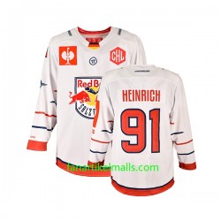 Red Bull Salzburg Trikot Dominique Heinrich 91 CHL Weiß Authentic Red Bull Salzburg Trikot Dominique Heinrich 91 CHL Weiß Authentic
