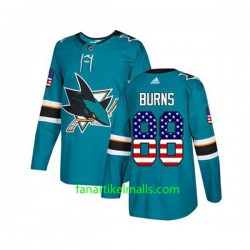 San Jose Sharks Trikot Brent Burns 88 Adidas USA Flag Authentic San Jose Sharks Trikot Brent Burns 88 Adidas USA Flag Authentic