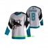 San Jose Sharks Trikot Joe Pavelski 8 Adidas 2021 Reverse Retro Authentic